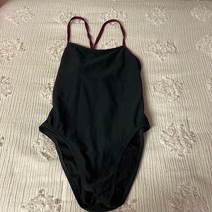 Jolyn One Piece Tie Back Training Swim Suit